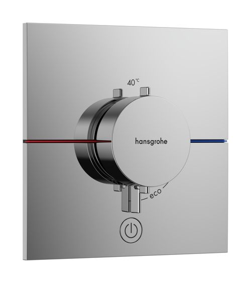 Hansgrohe-HG-ShowerSelect-Comfort-E-Thermostat-Unterputz-fuer-1-Verbraucher-und-einen-zusaetzlichen-Abgang-Chrom-15575000 gallery number 1